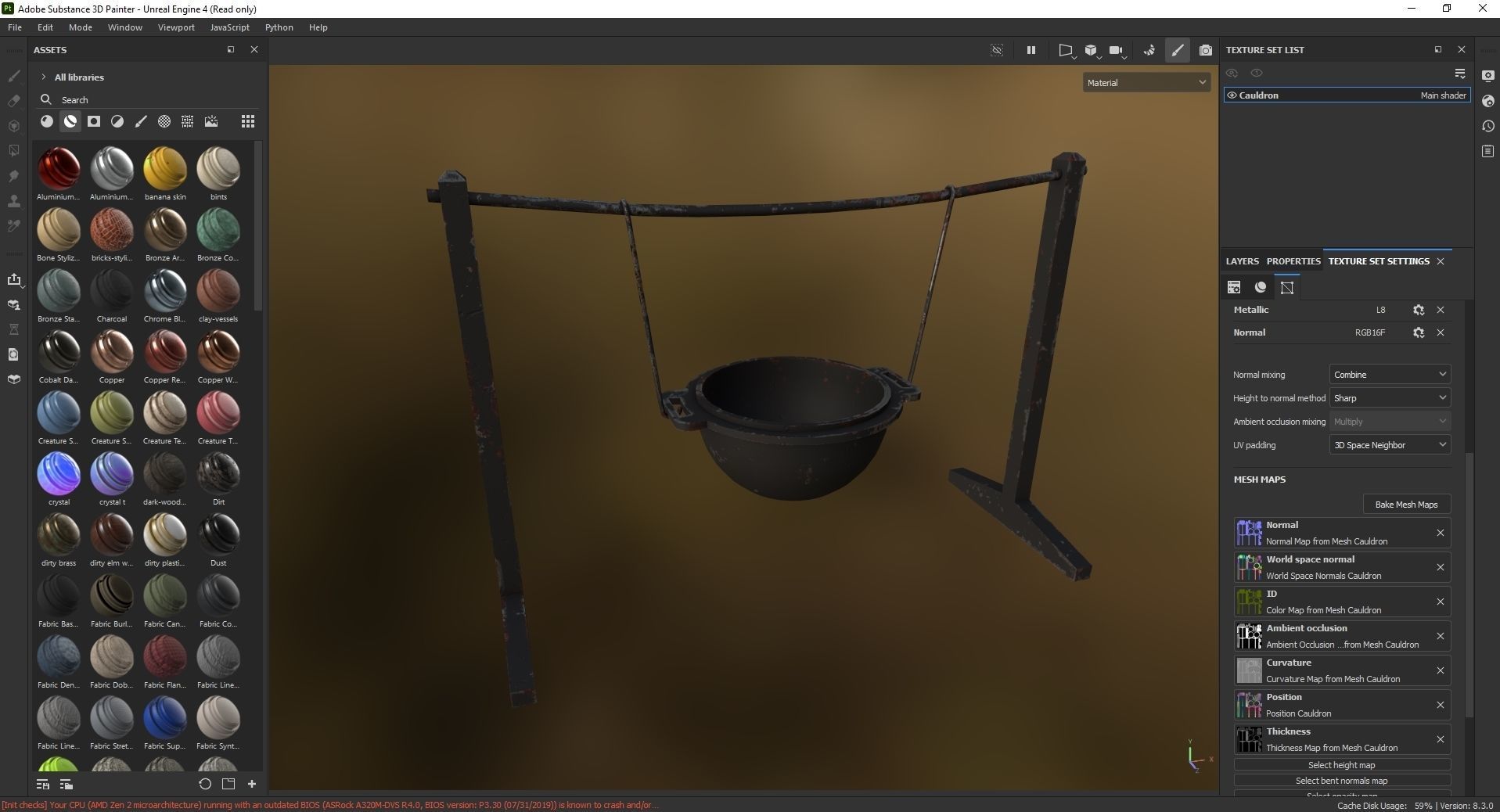 Cauldron 3D Model Low-poly 3D model_7