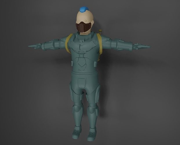 3D Sci-Fi Characters Characters 3D model