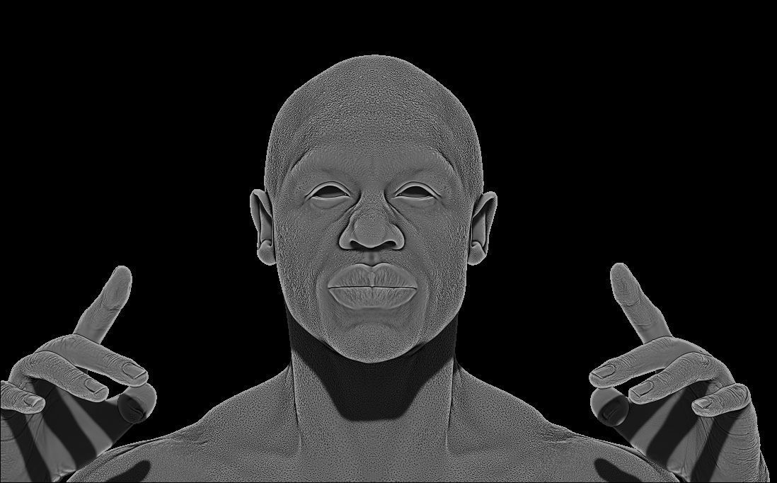 High-Quality Realistic 3D Character Model Low-poly 3D model_16