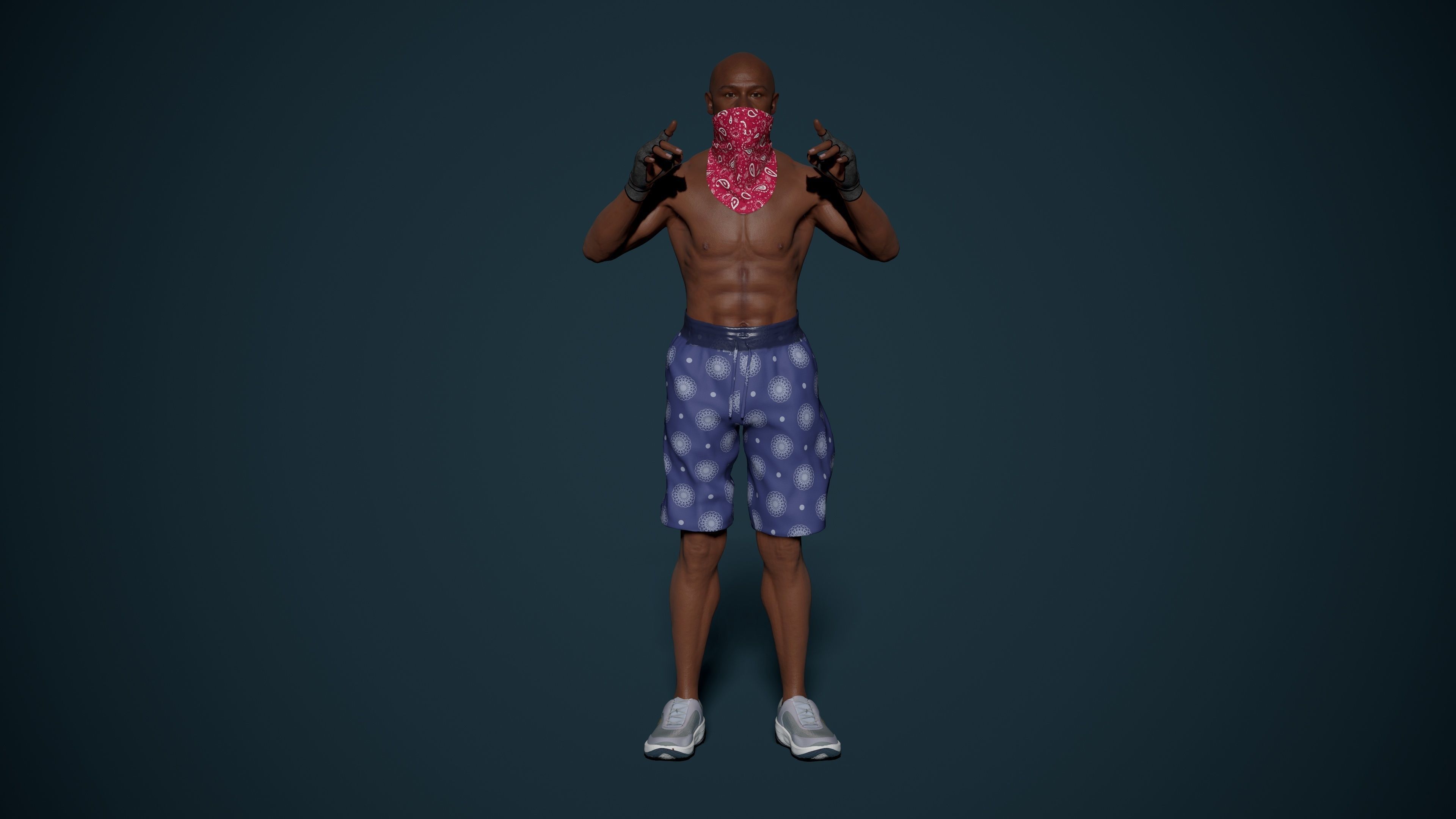 High-Quality Realistic 3D Character Model Low-poly 3D model_20