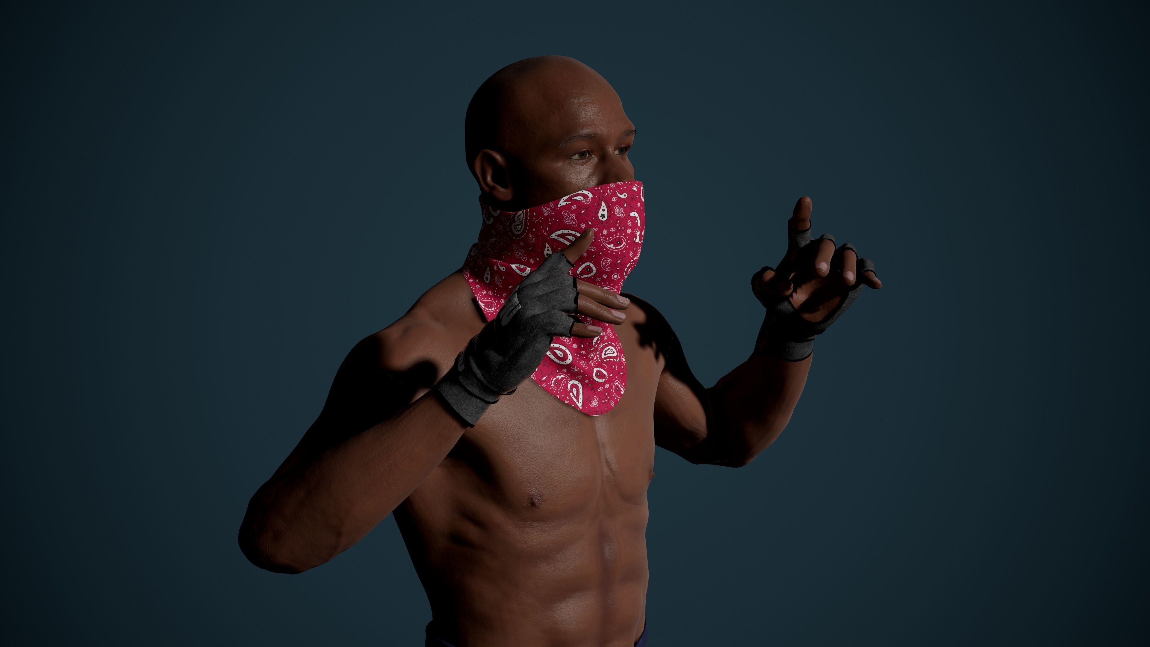 High-Quality Realistic 3D Character Model Low-poly 3D model_1