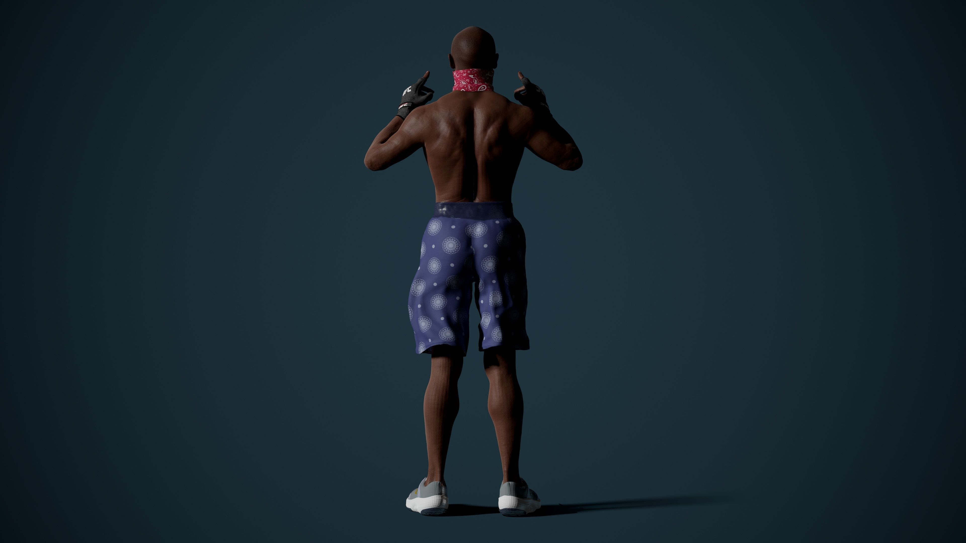 High-Quality Realistic 3D Character Model Low-poly 3D model_17