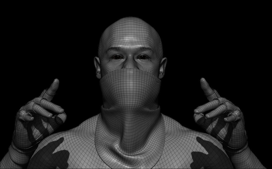 High-Quality Realistic 3D Character Model Low-poly 3D model_11