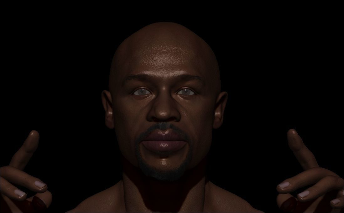 High-Quality Realistic 3D Character Model Low-poly 3D model_6