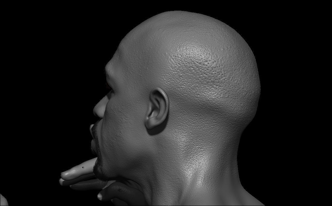 High-Quality Realistic 3D Character Model Low-poly 3D model_8