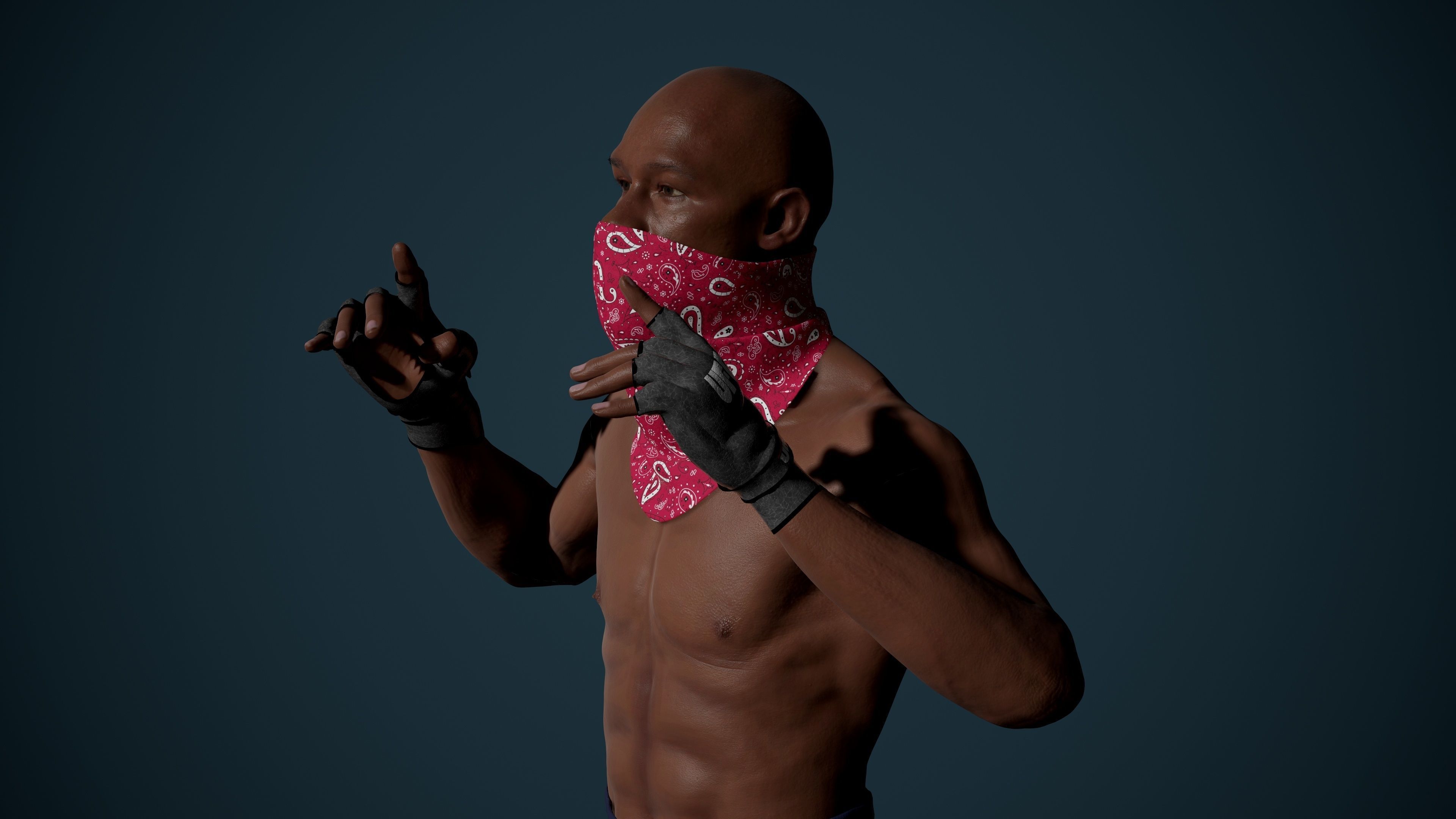 High-Quality Realistic 3D Character Model Low-poly 3D model_2