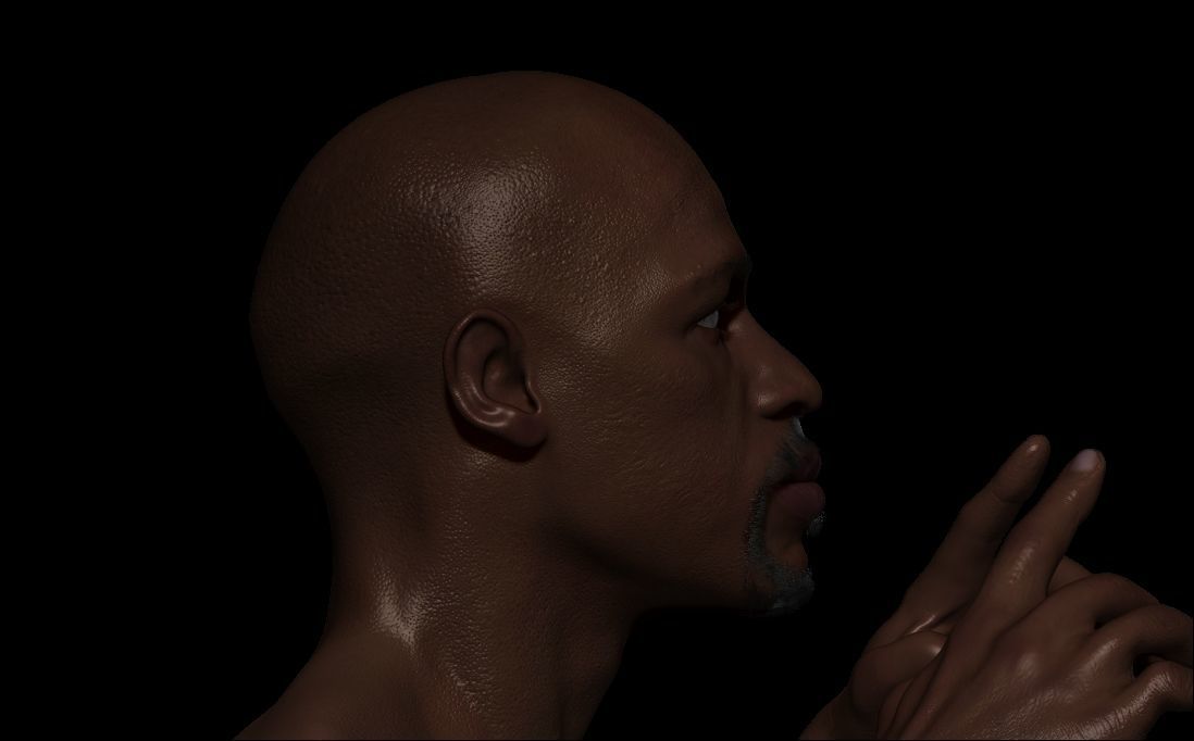 High-Quality Realistic 3D Character Model Low-poly 3D model_10