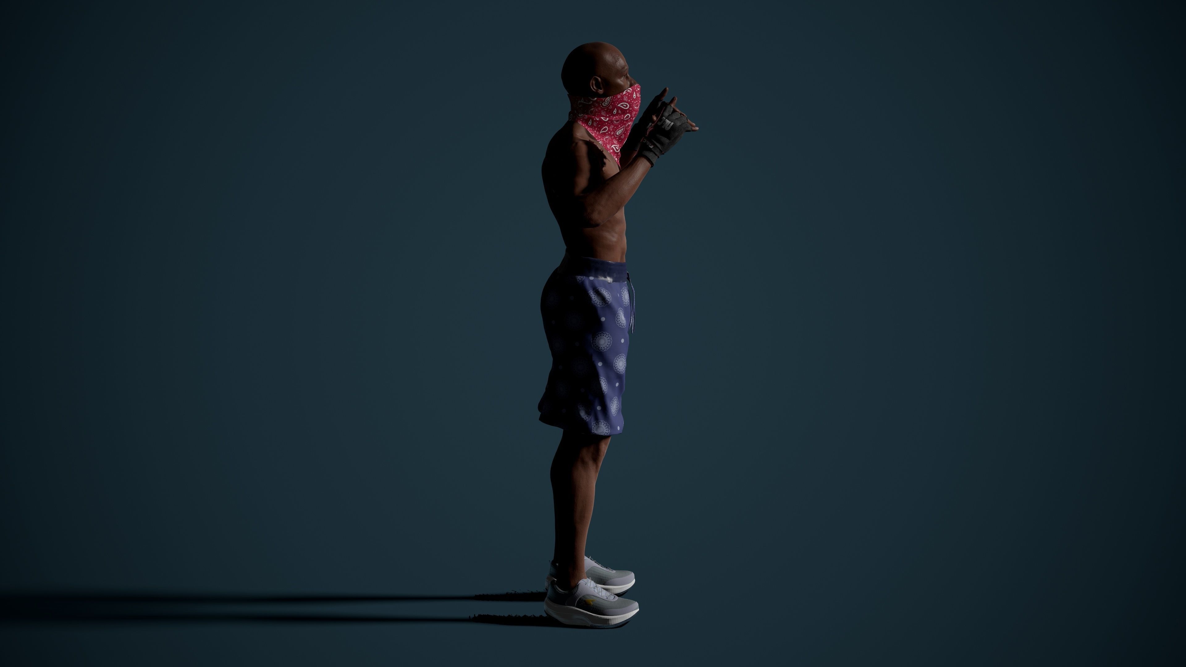 High-Quality Realistic 3D Character Model Low-poly 3D model_19