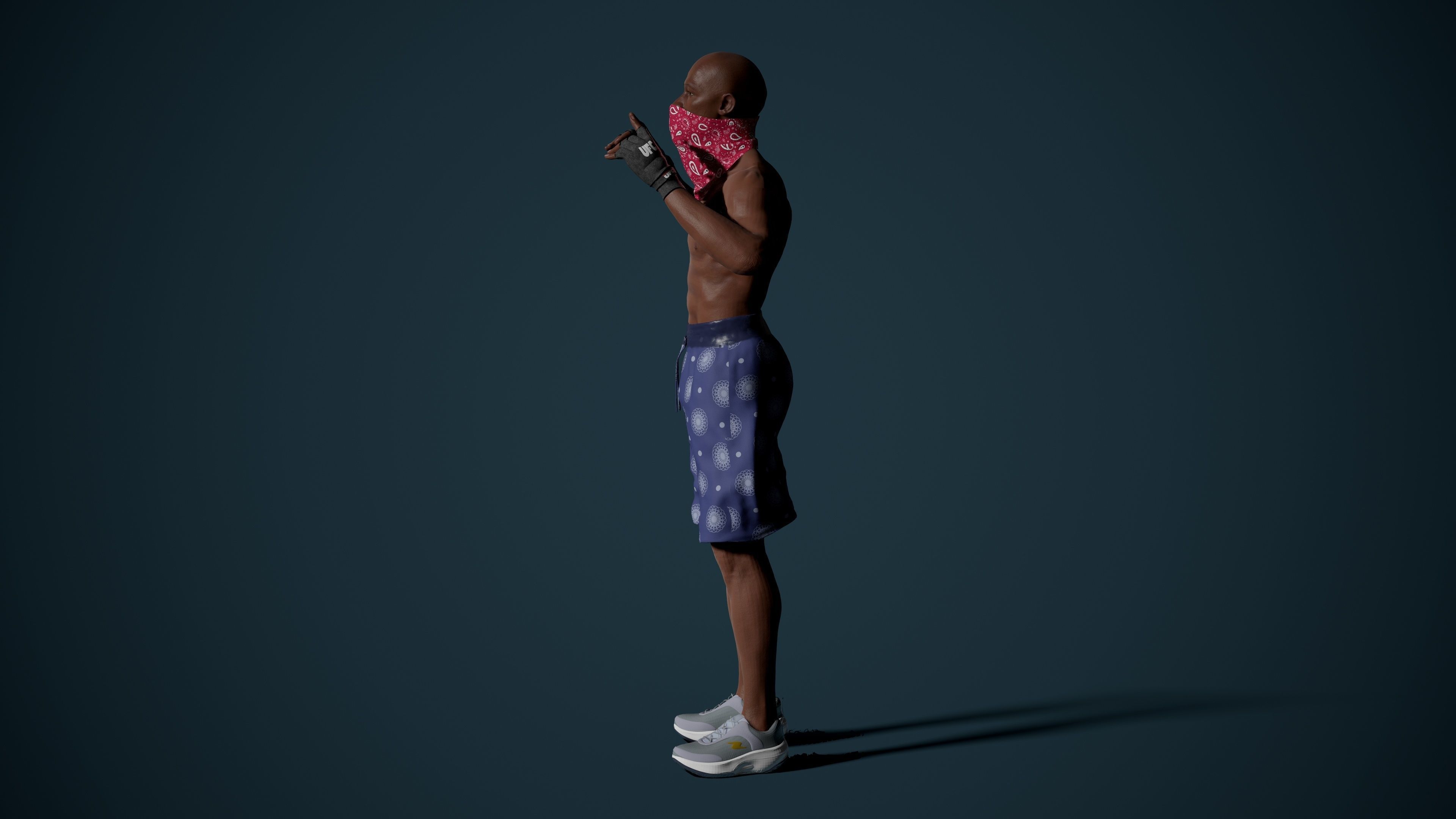 High-Quality Realistic 3D Character Model Low-poly 3D model_18