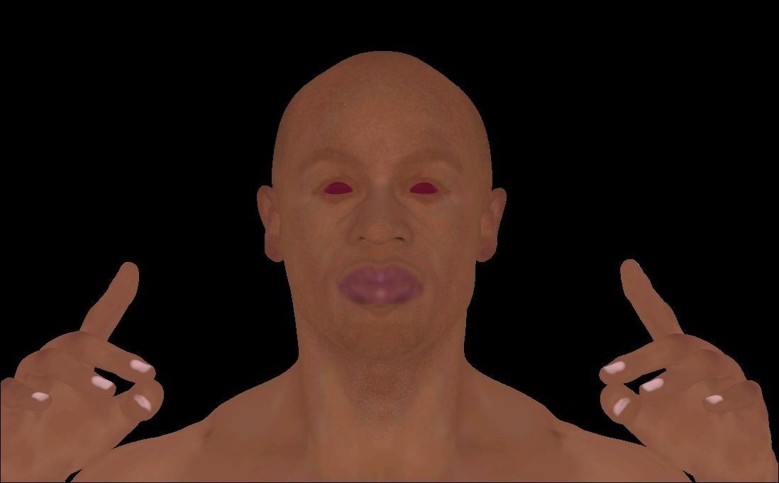 High-Quality Realistic 3D Character Model Low-poly 3D model_4