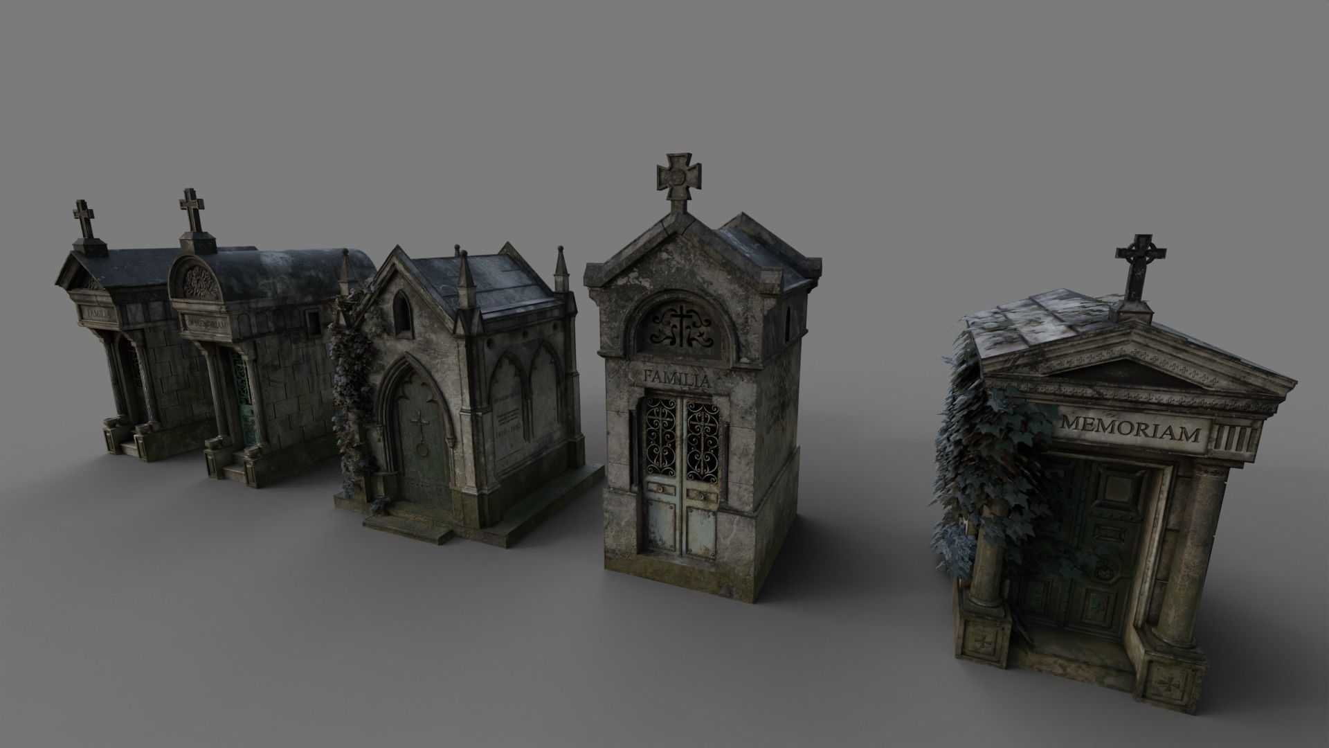 Cemetery Mausoleums Collection _4