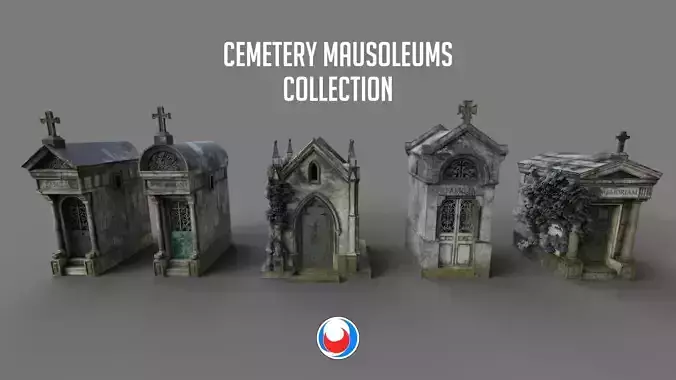 Cemetery Mausoleums Collection 