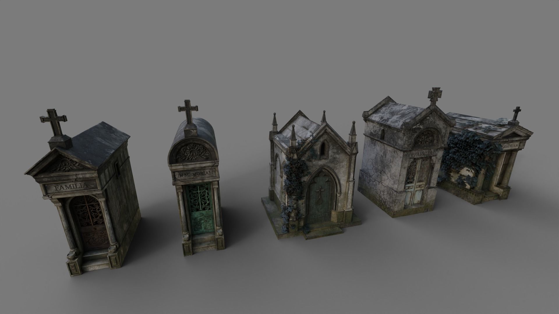 Cemetery Mausoleums Collection _2