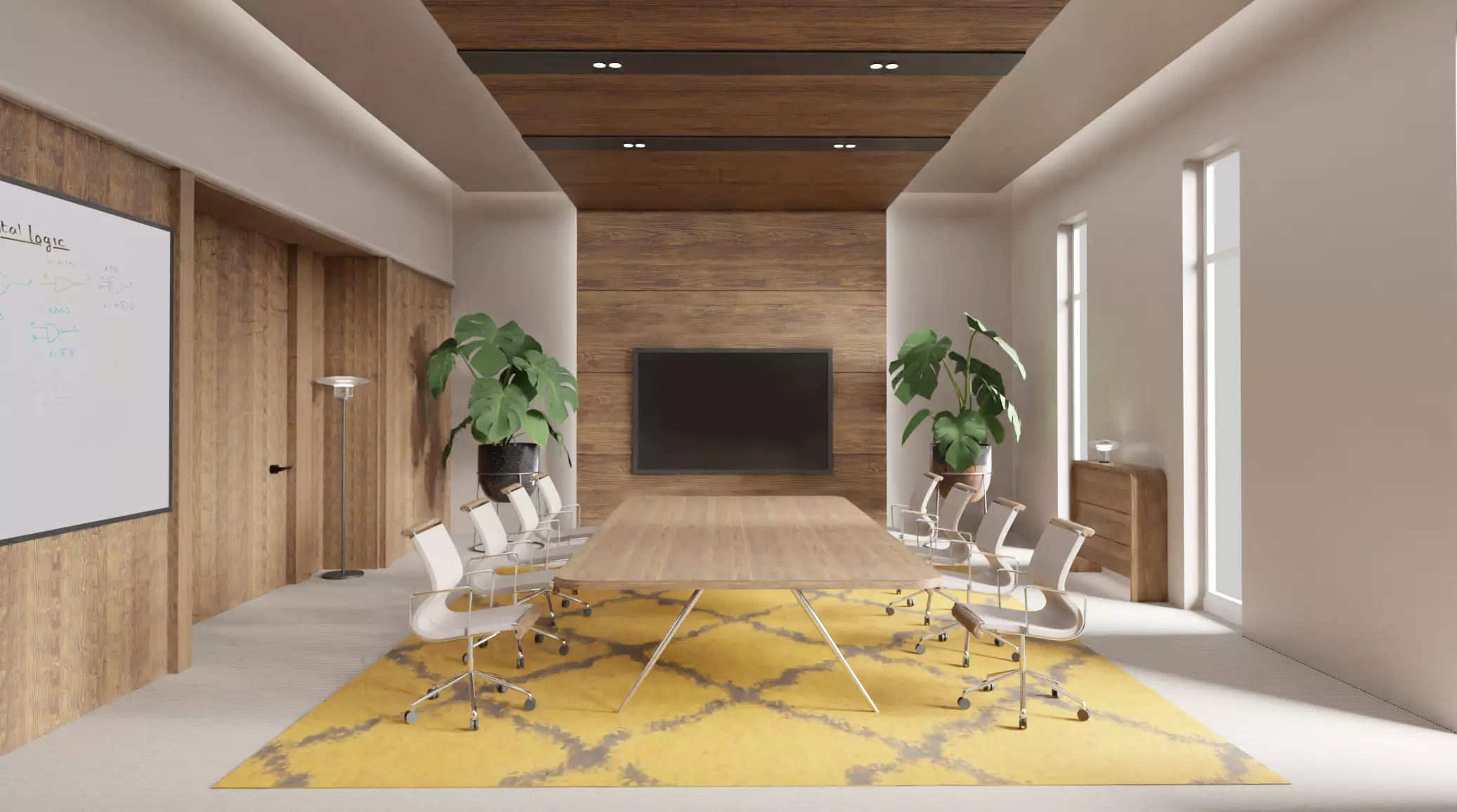 Office meeting room 3D model