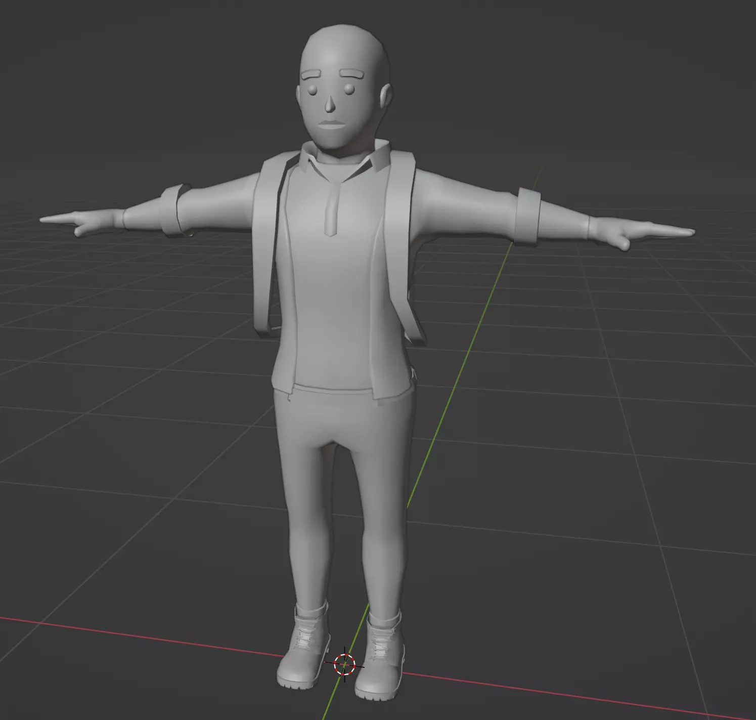 Modular City Character 3D model_0