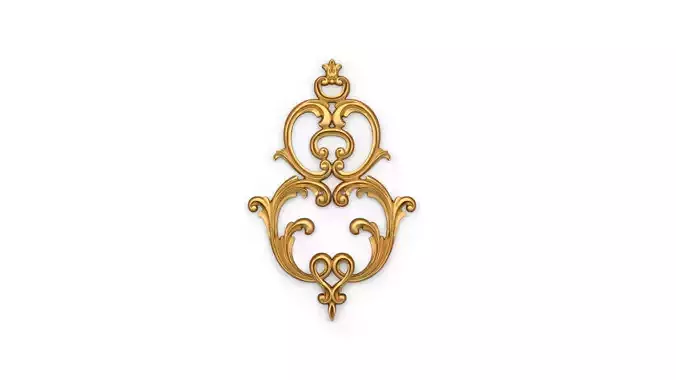 Classic decor ornament 325 3D model