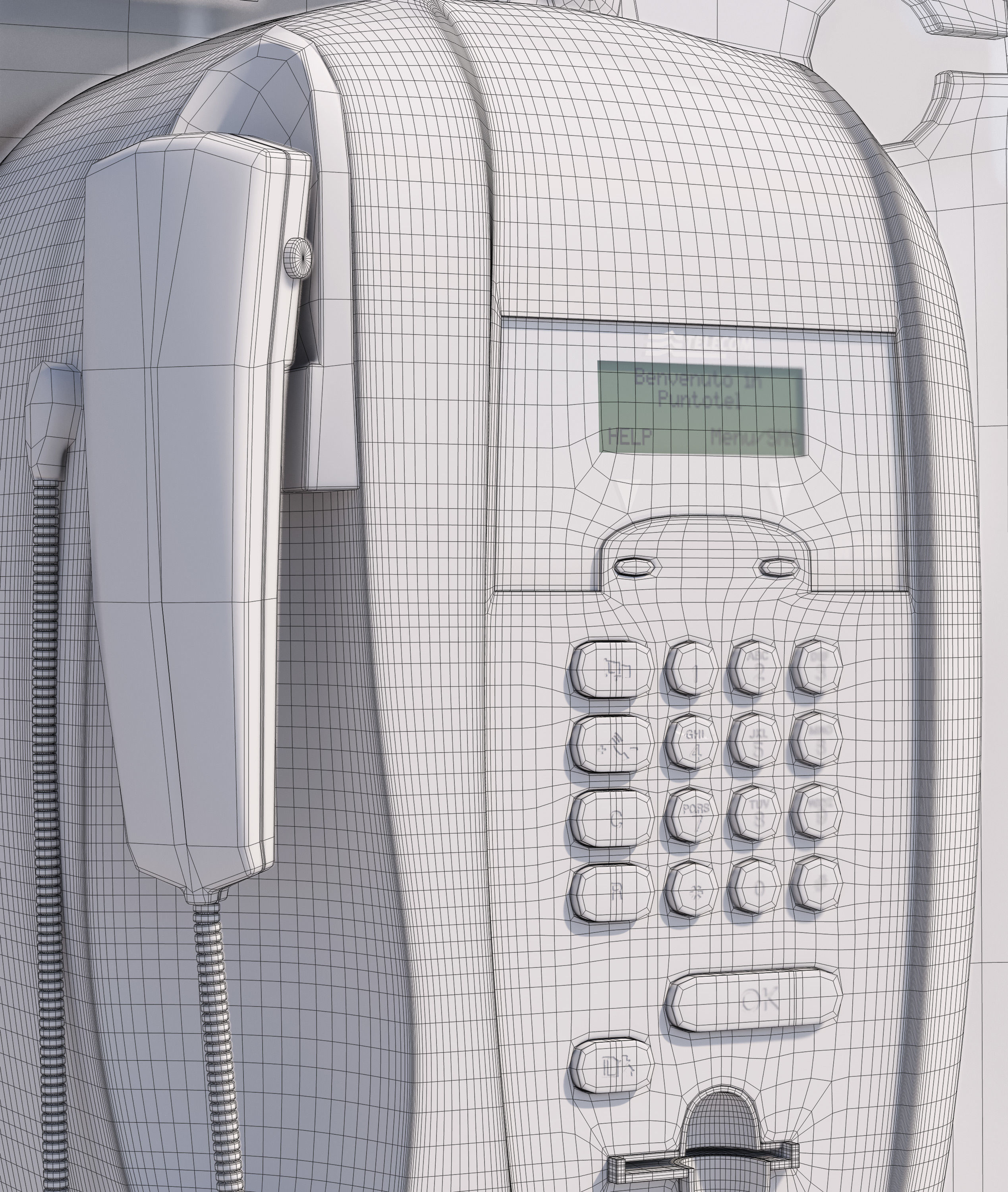 Public Phone 3D model_12