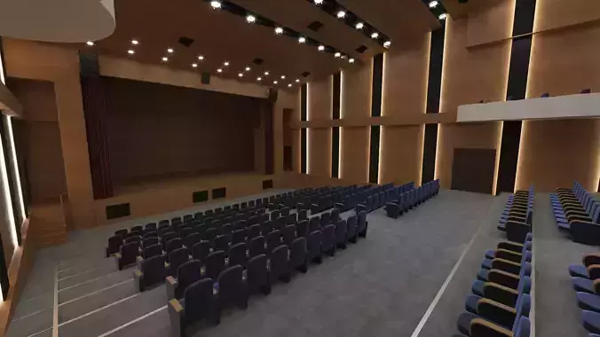 Convention Hall 3D model