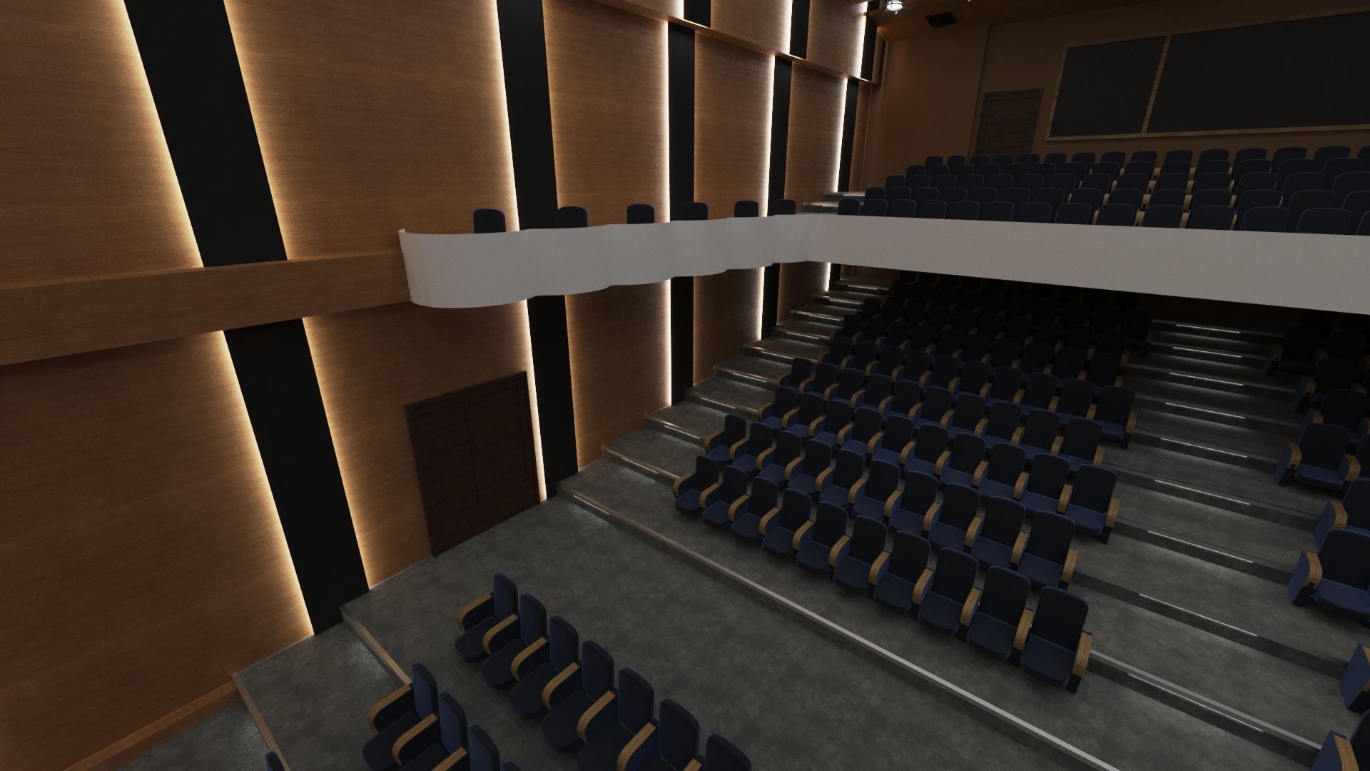 Convention Hall 3D model_2