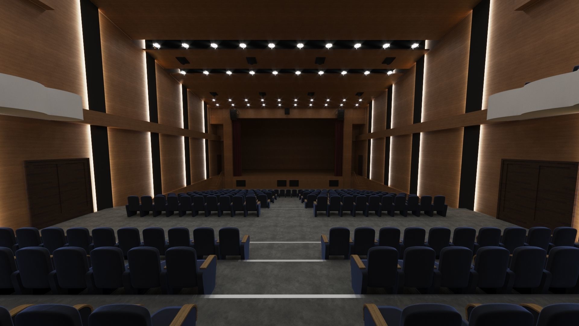 Convention Hall 3D model_4
