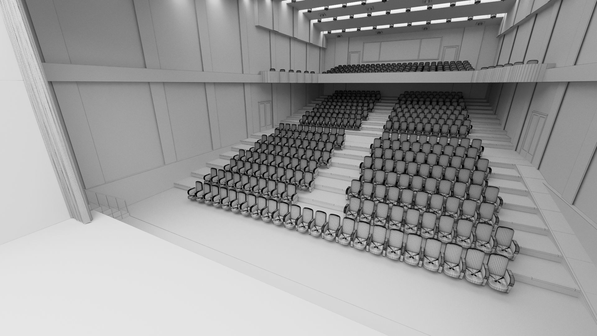 Convention Hall 3D model_6