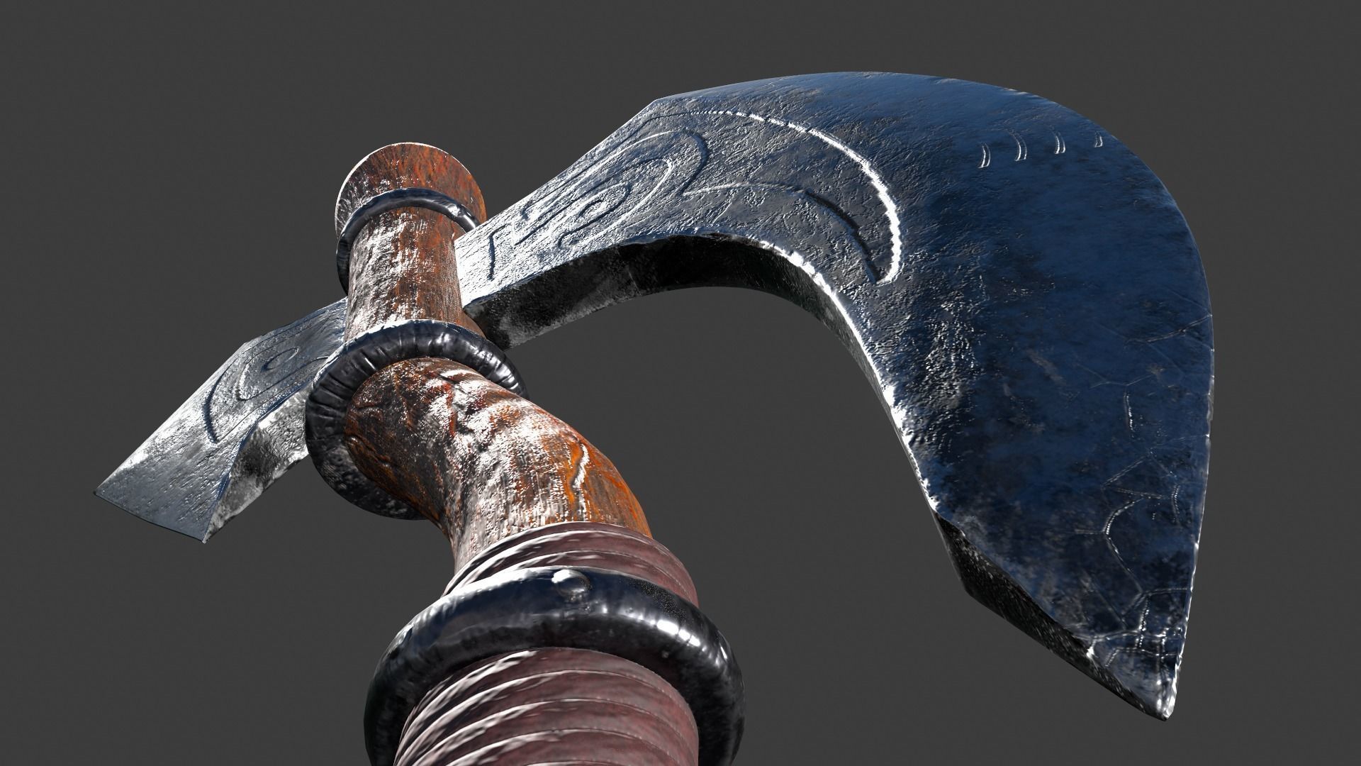 Axe 3D Model Low-poly 3D model_5