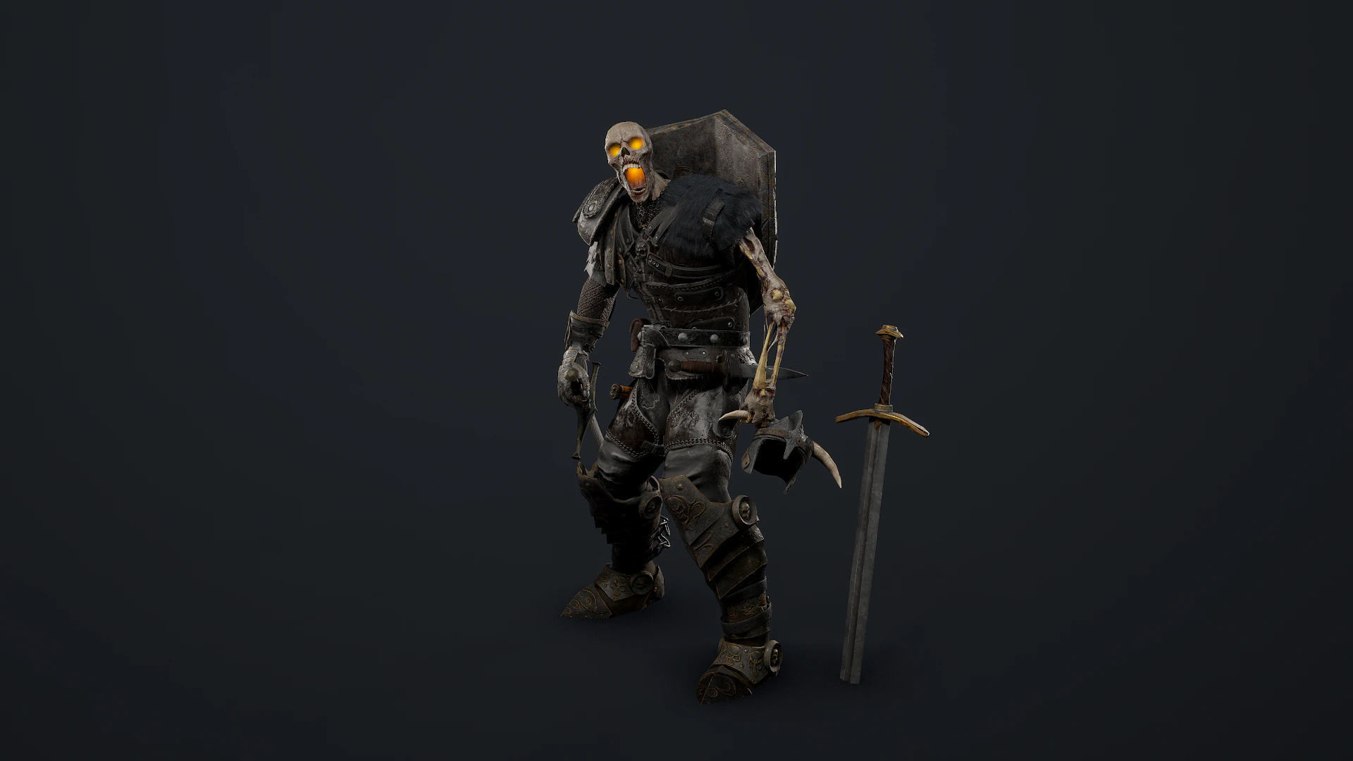 Undead Pack Low-poly 3D model_44