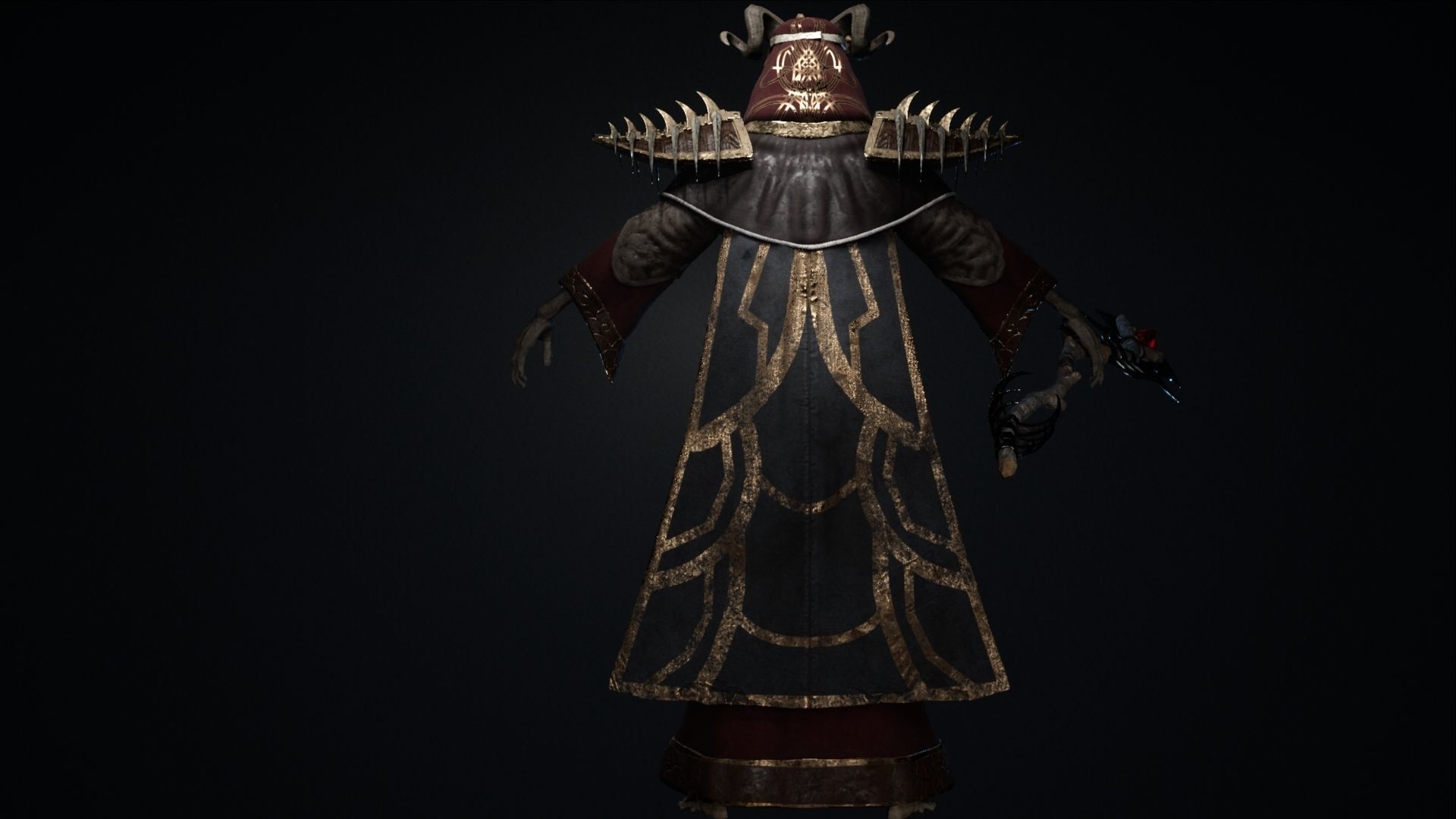 Undead Pack Low-poly 3D model_27