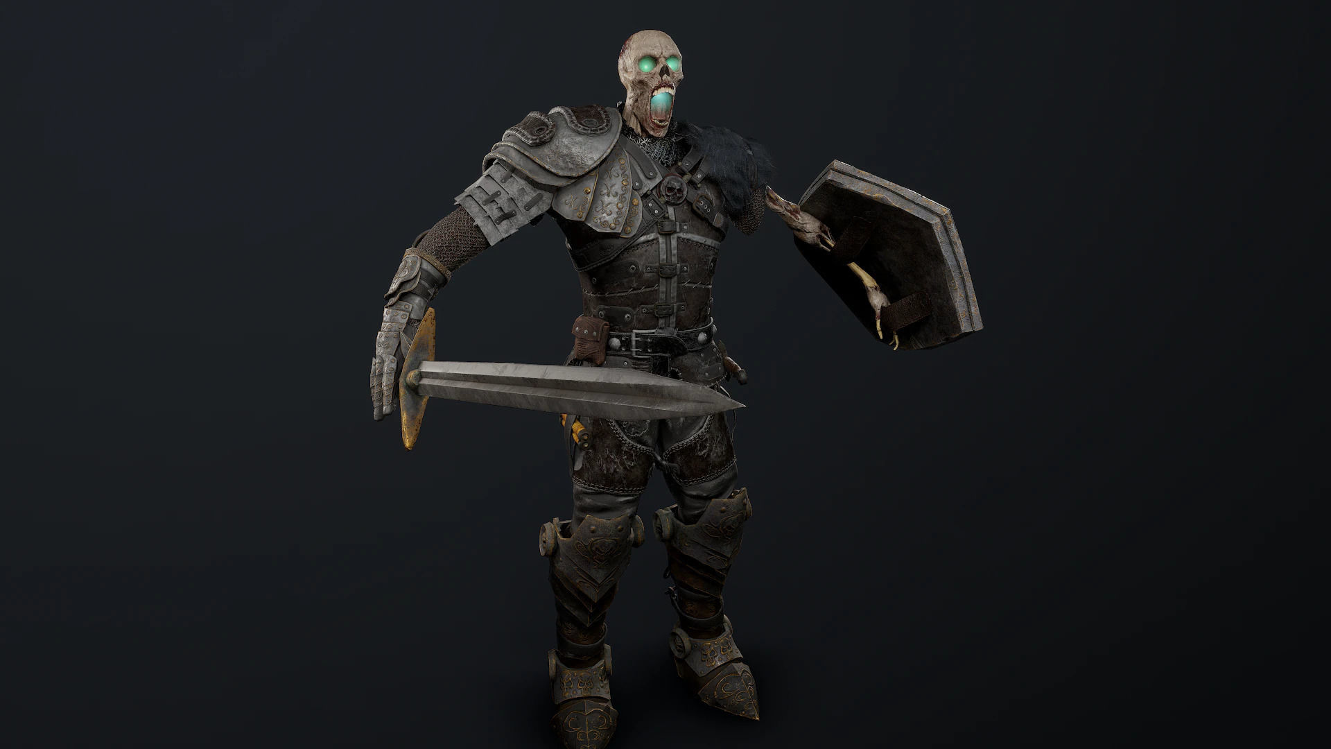 Undead Pack Low-poly 3D model_46