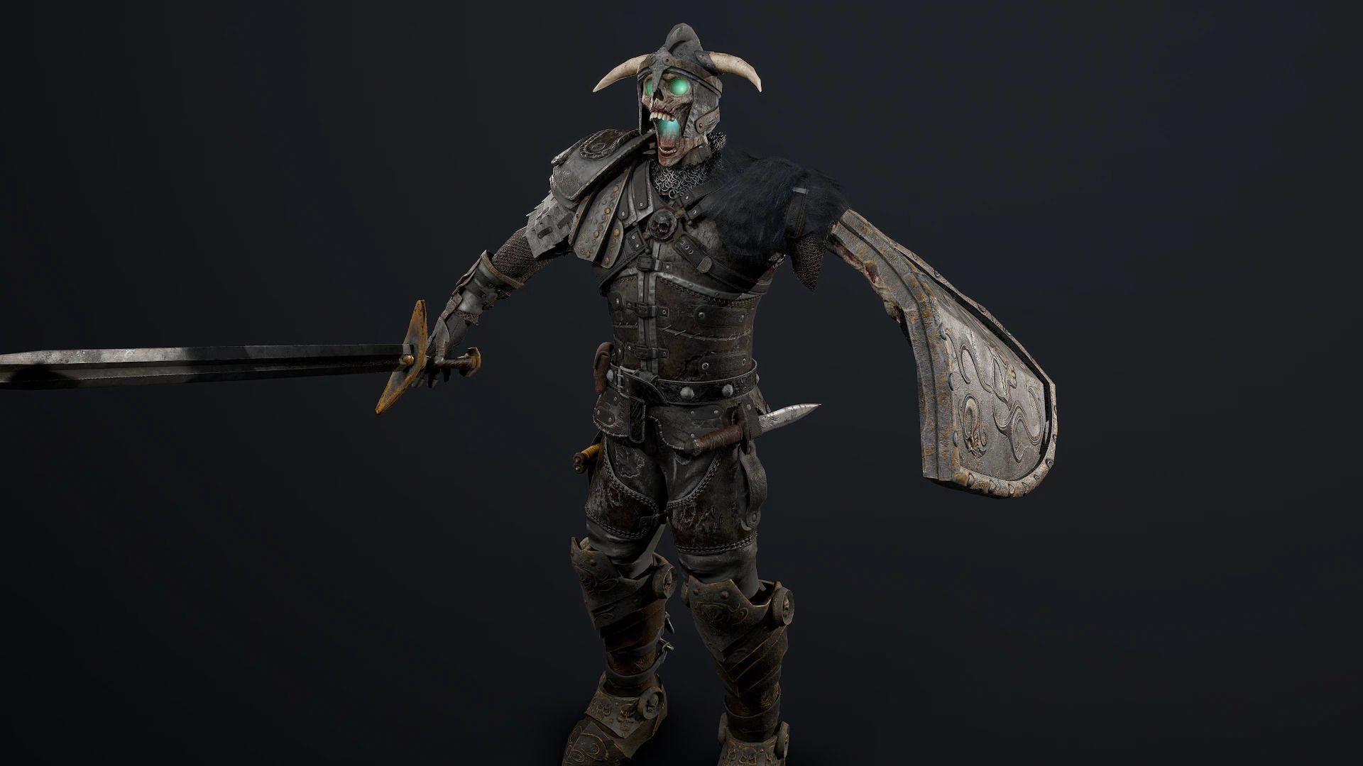 Undead Pack Low-poly 3D model_45