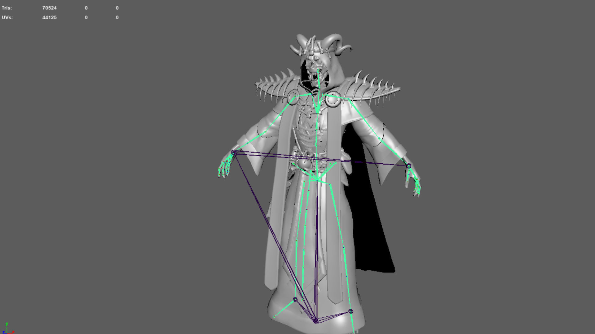 Undead Pack Low-poly 3D model_18