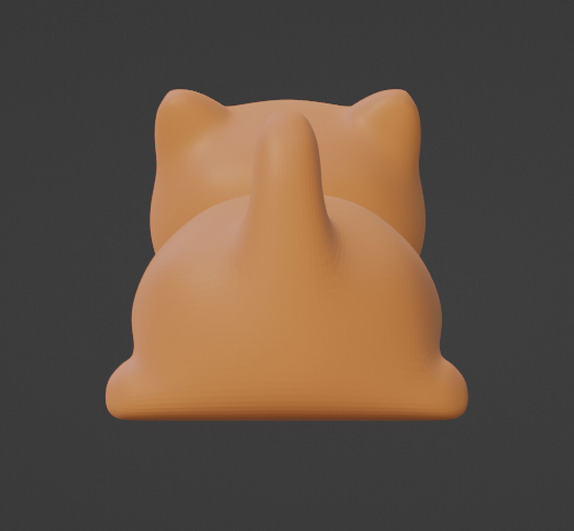 Cat  Figurine 3D print model_3