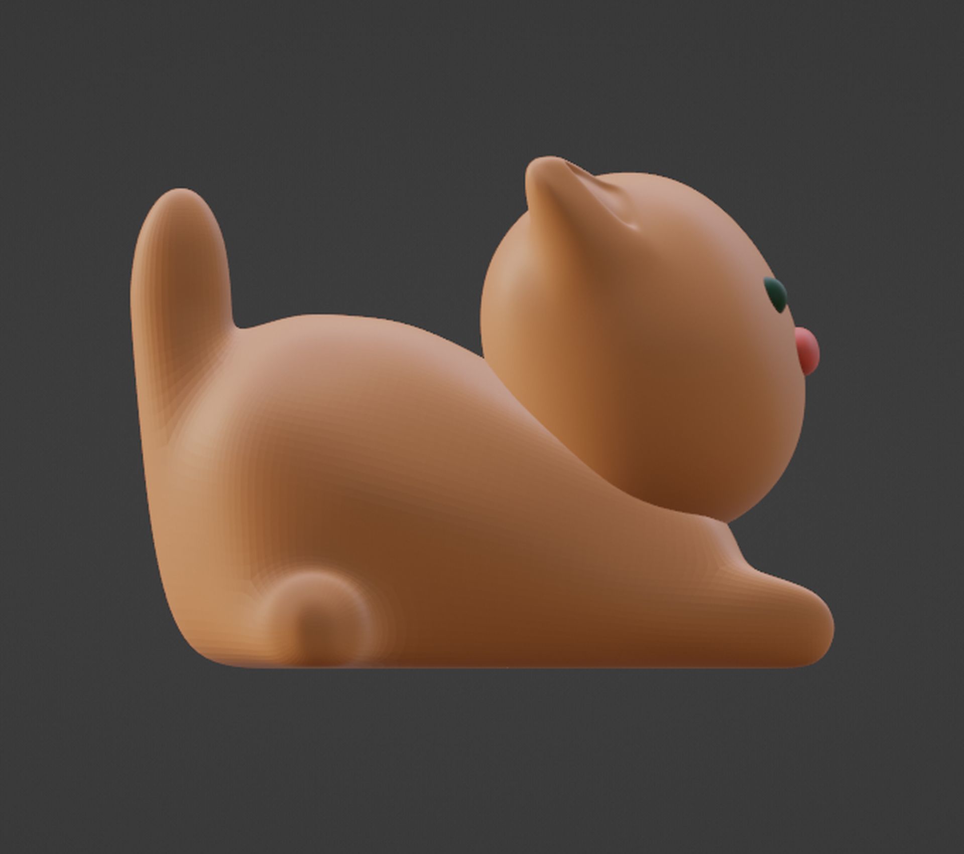 Cat  Figurine 3D print model_8