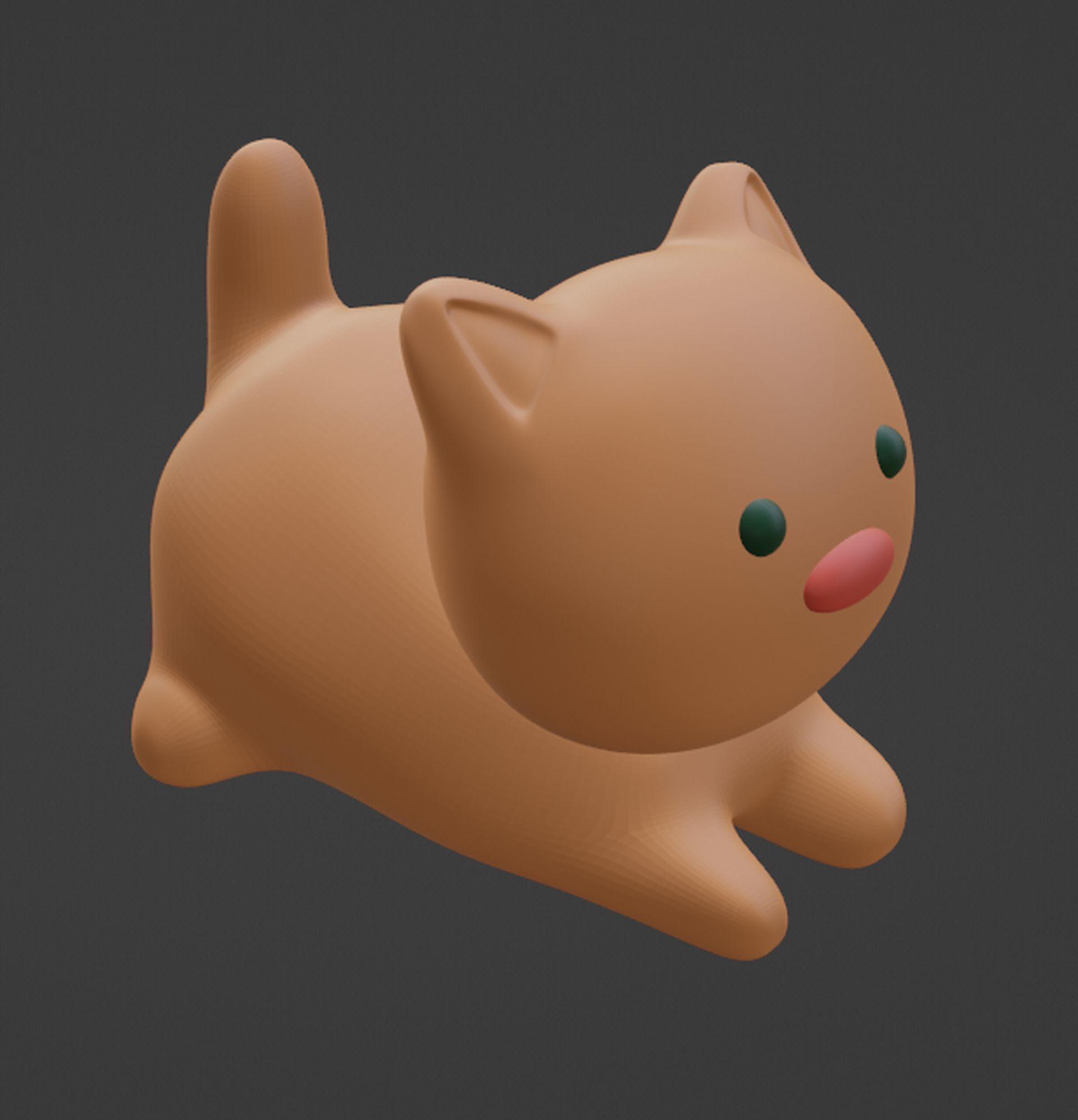 Cat  Figurine 3D print model_7