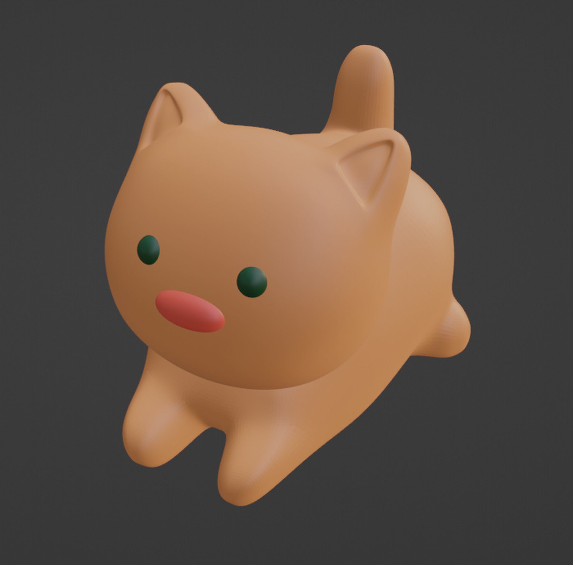 Cat  Figurine 3D print model_6