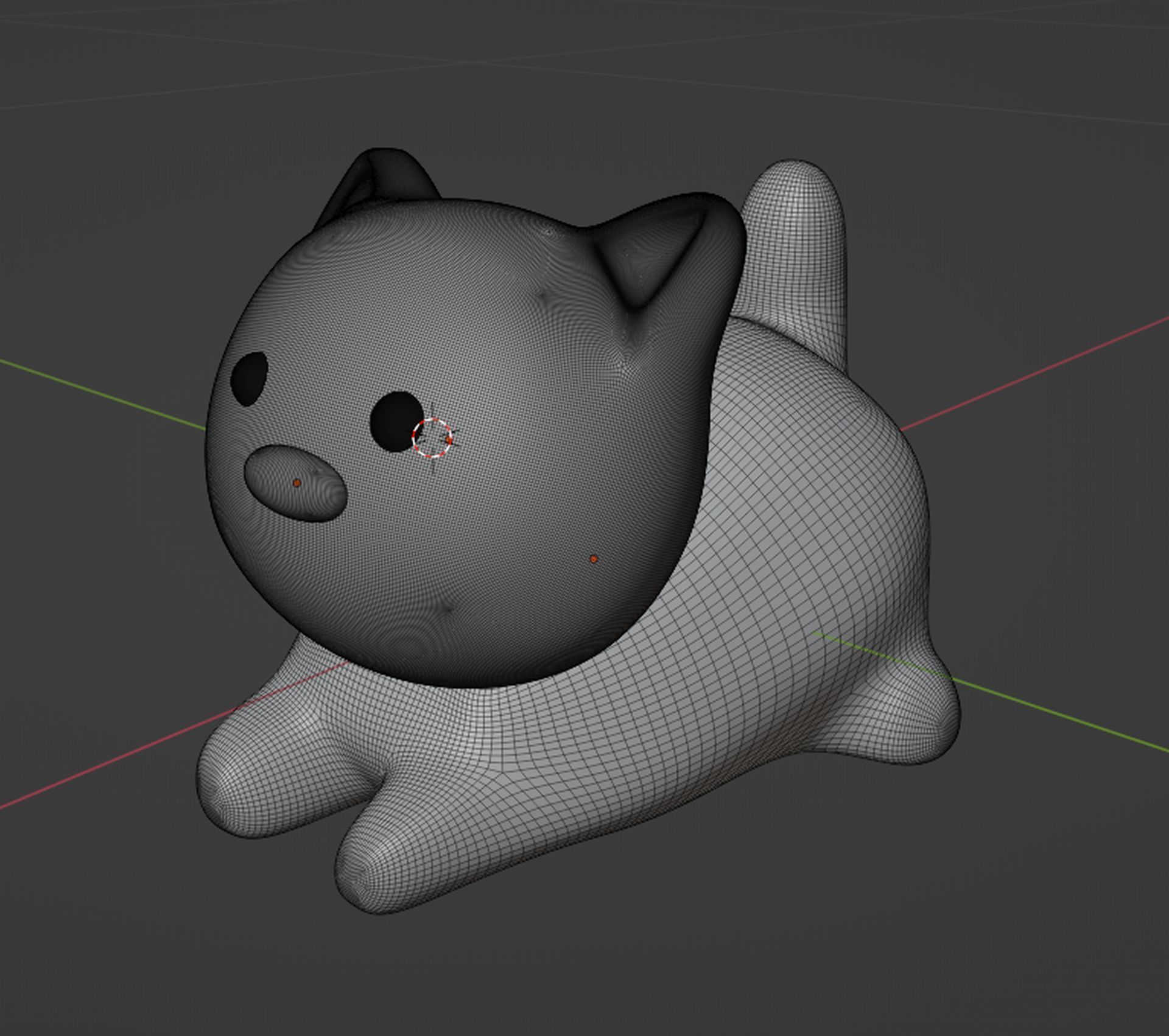 Cat  Figurine 3D print model_10