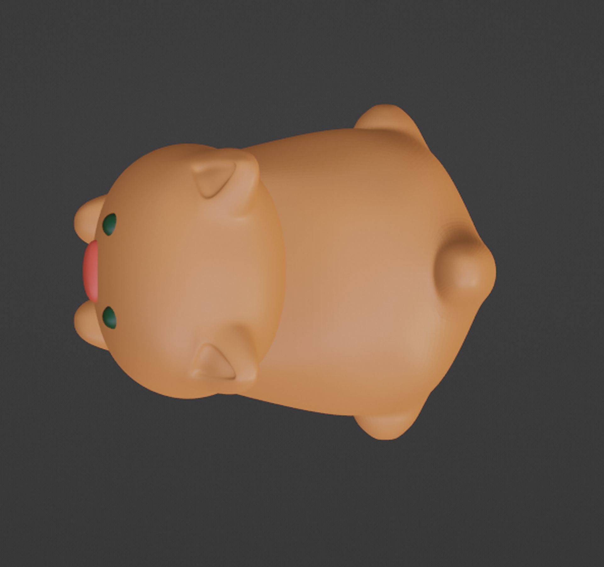 Cat  Figurine 3D print model_4