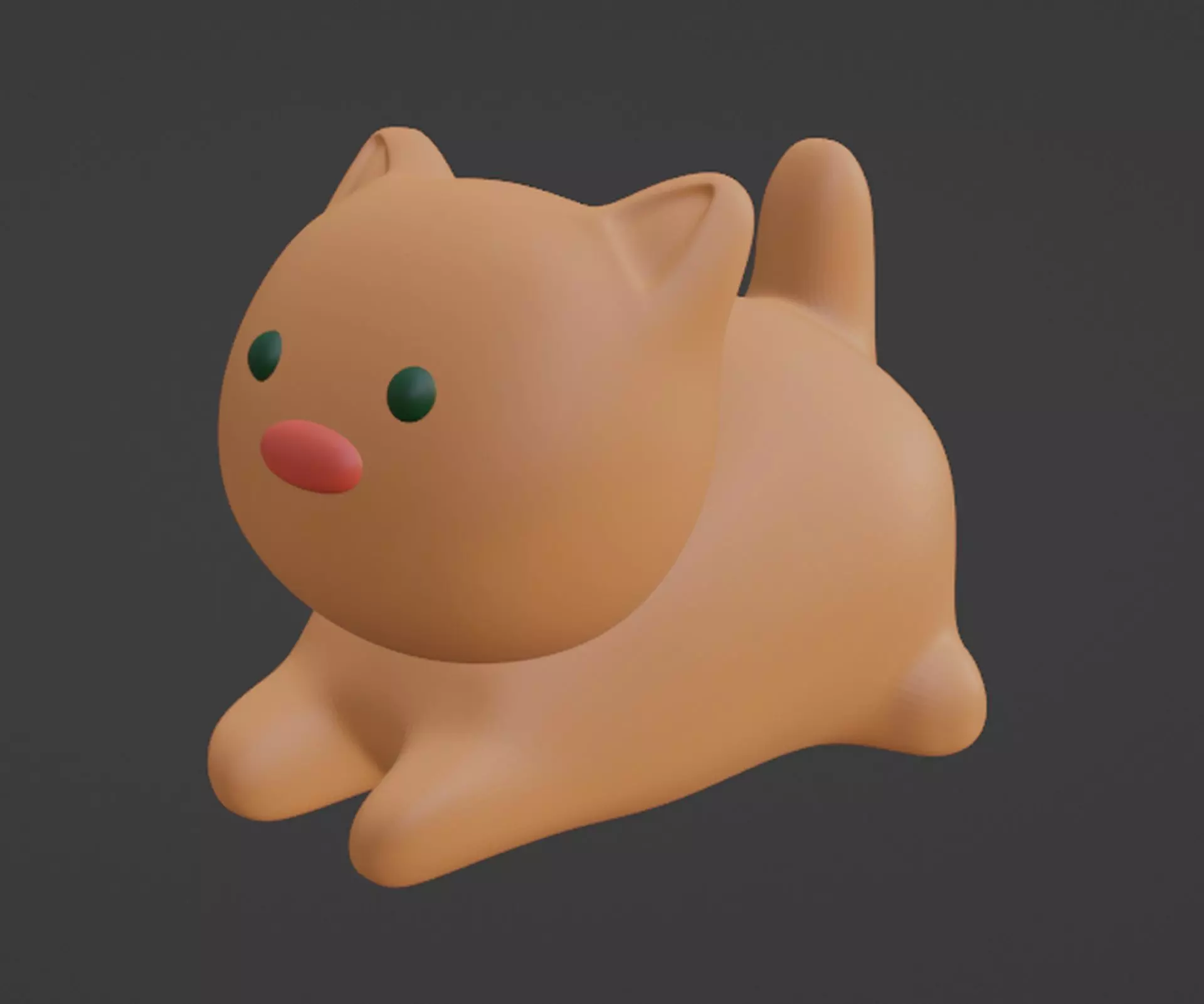 Cat  Figurine 3D print model_0