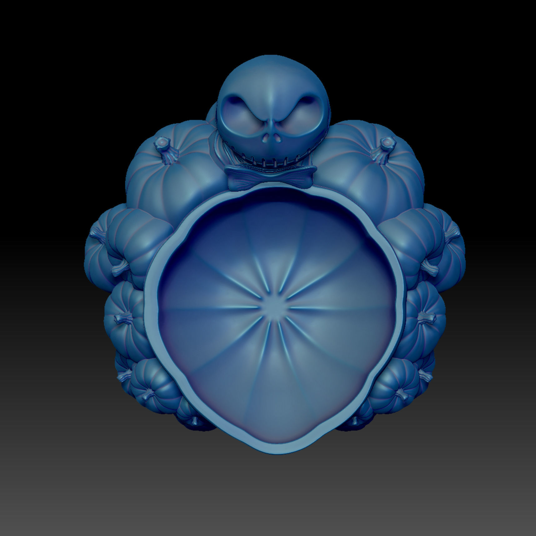 Jack Skellington Halloween Bowl 3MF for Bambu-Lab 3D Printing 3D print model_5