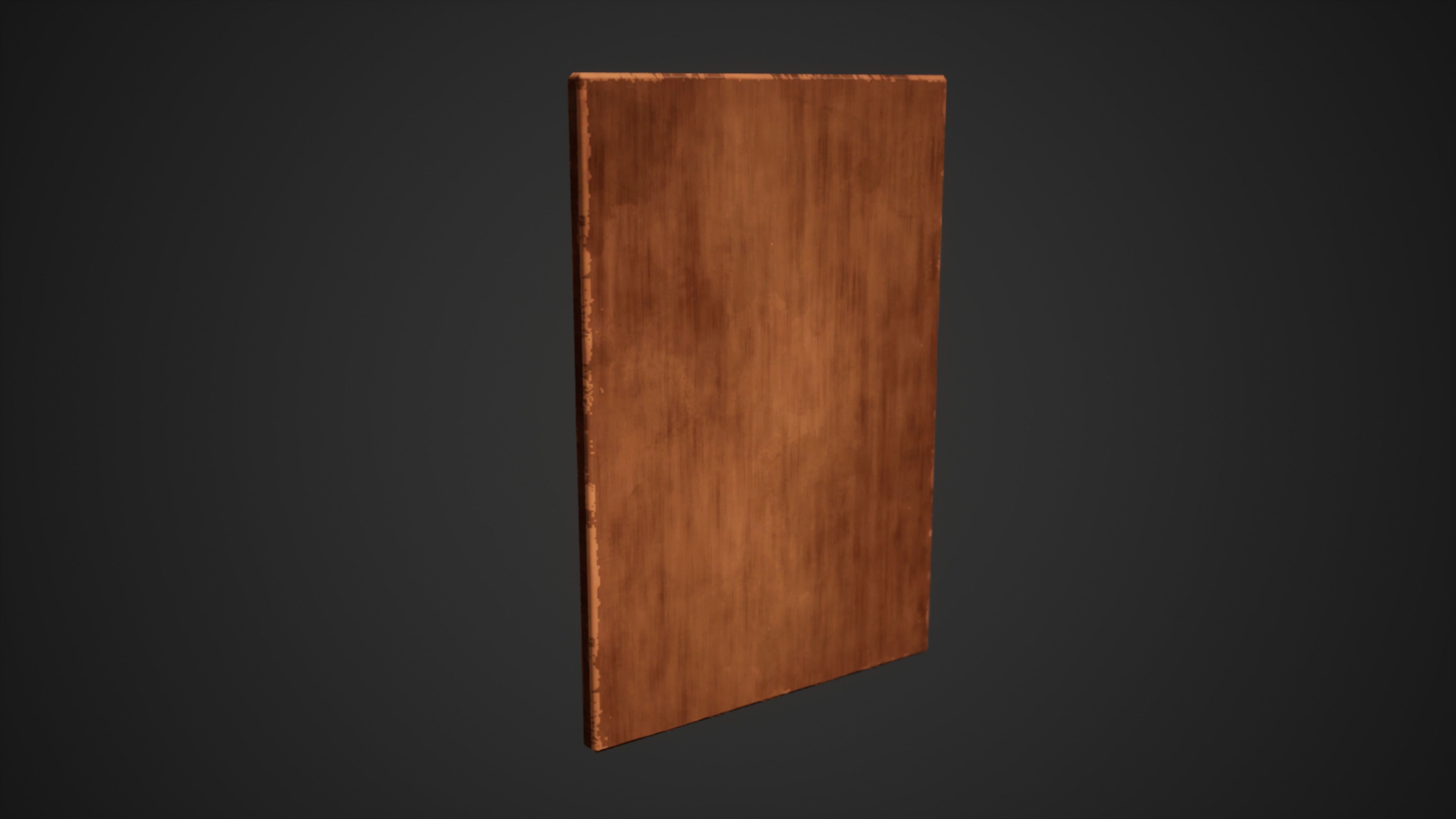 Stylized Bookcase Free low-poly 3D model_8