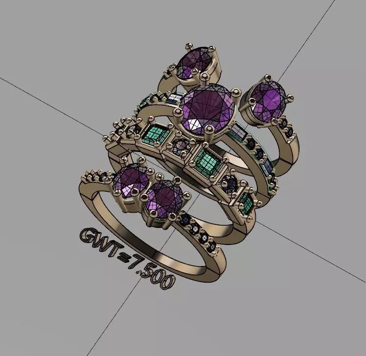 Fashion RING 3D model