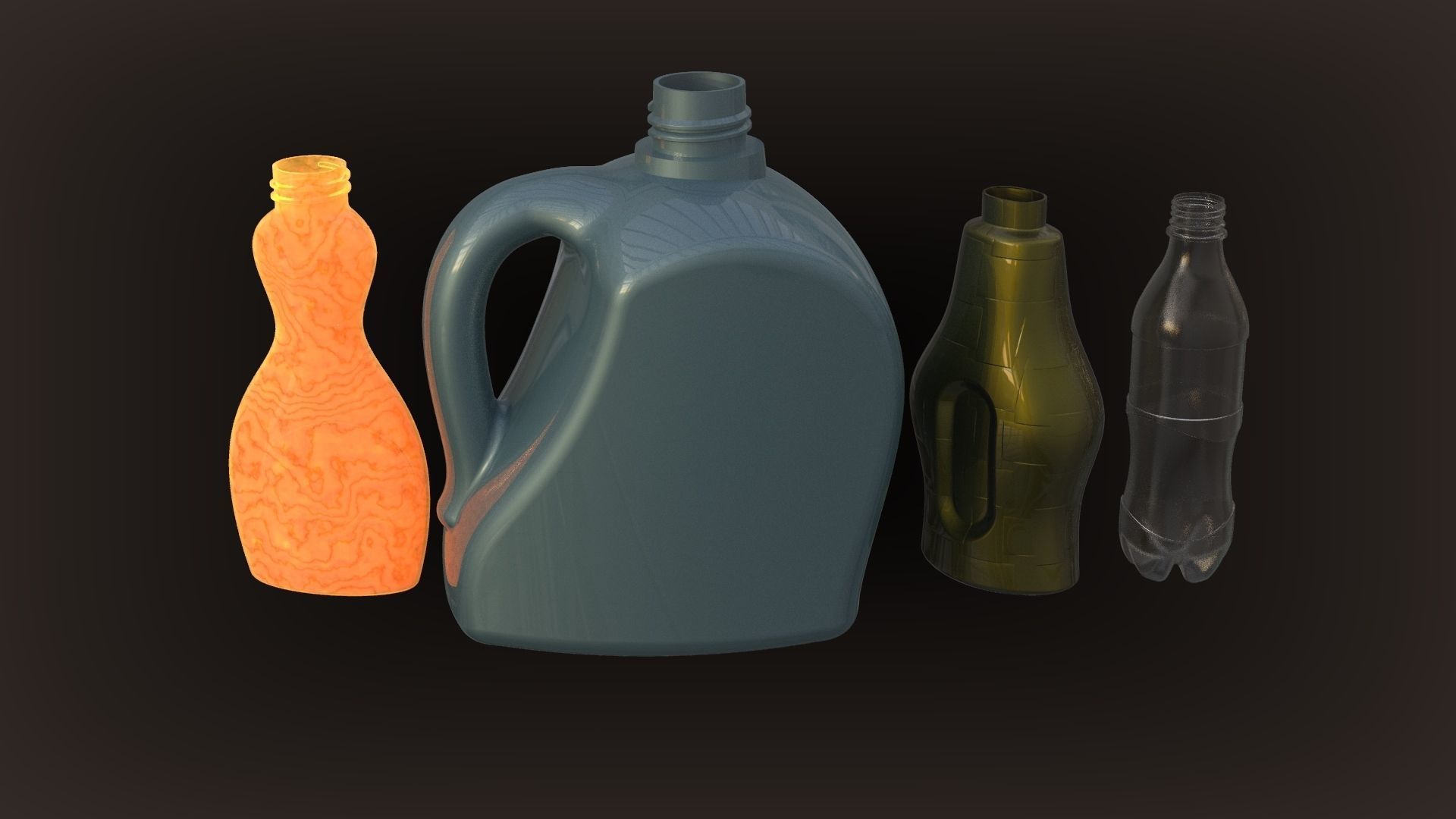 Bottle Collection 3D model_6