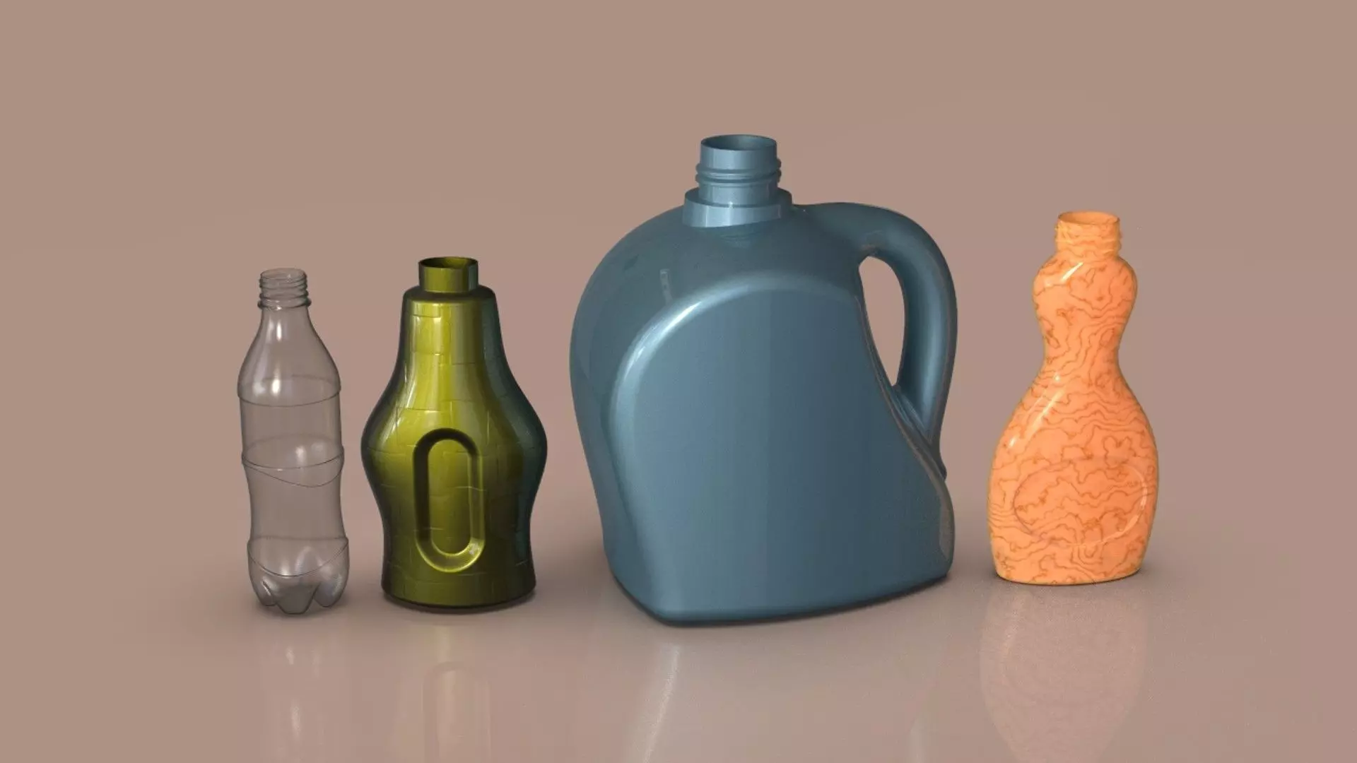 Bottle Collection 3D model_0