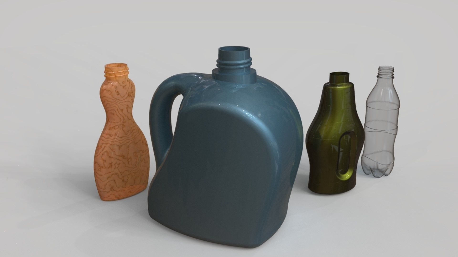 Bottle Collection 3D model_2