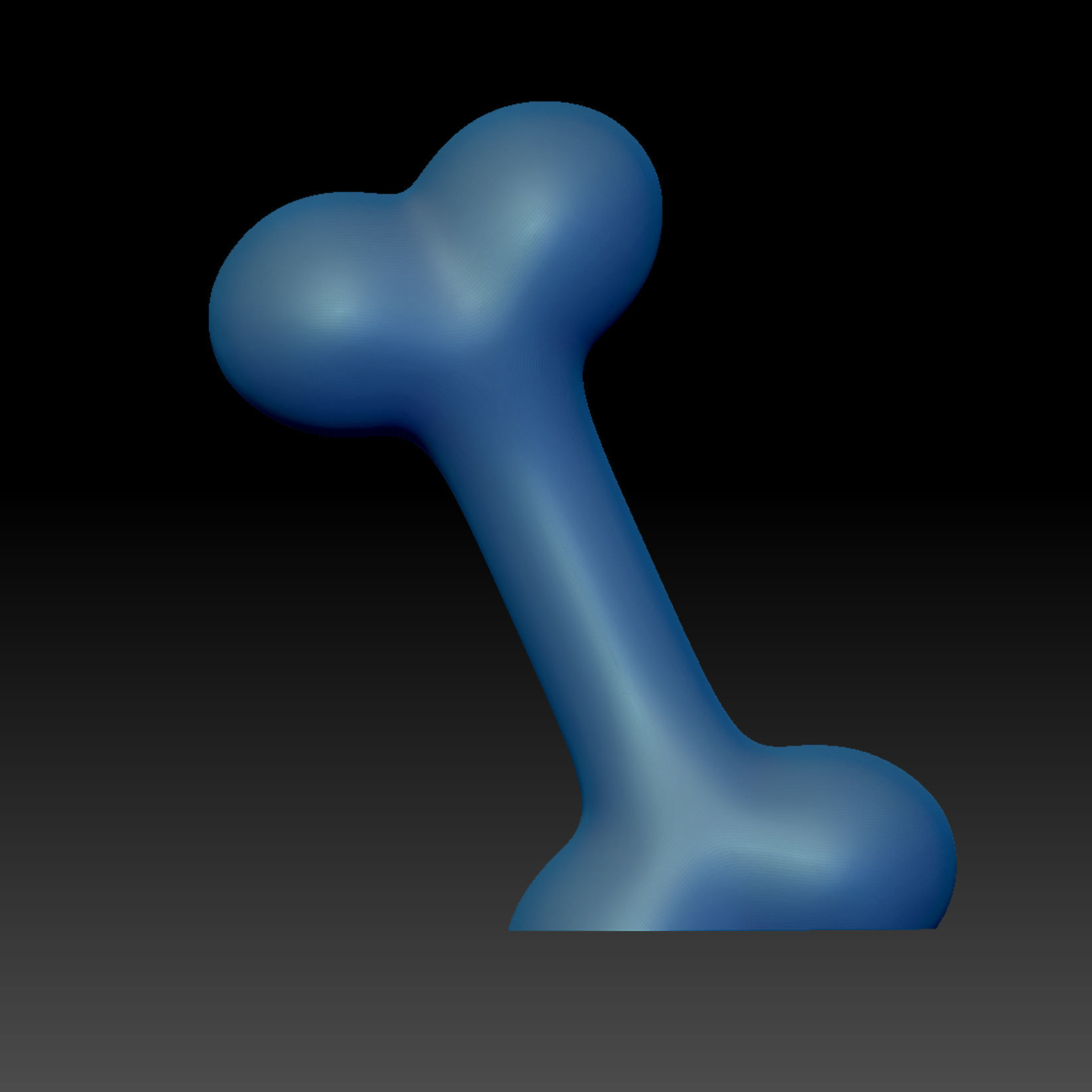 Decorative Dog Bone STL 3D Printing Model High-Polygon Free 3D print model_3