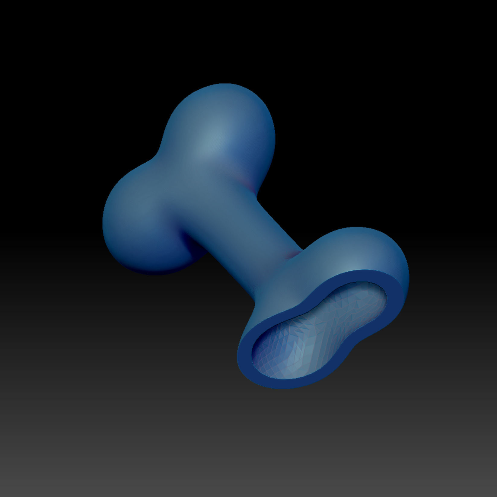 Decorative Dog Bone STL 3D Printing Model High-Polygon Free 3D print model_1