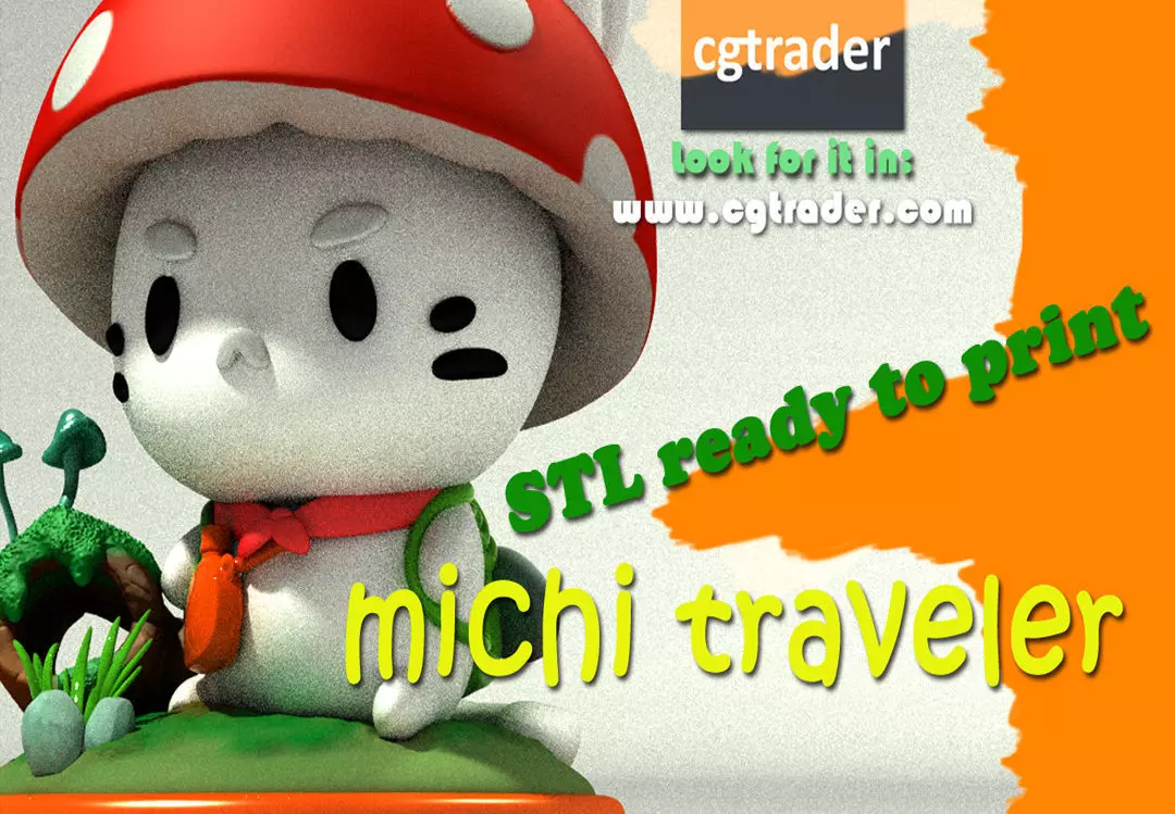 michi traveler STL ready to print 3D print model_0