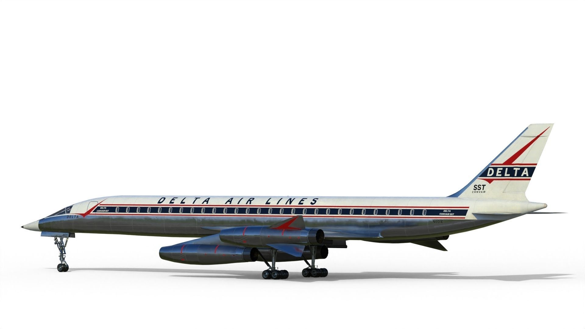 Convair 58-9 SST 3D model_1