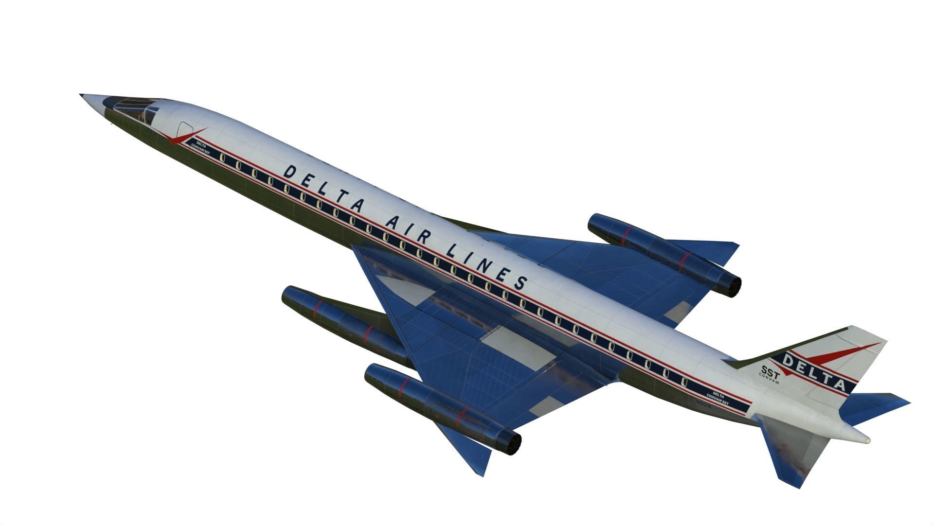 Convair 58-9 SST 3D model_9