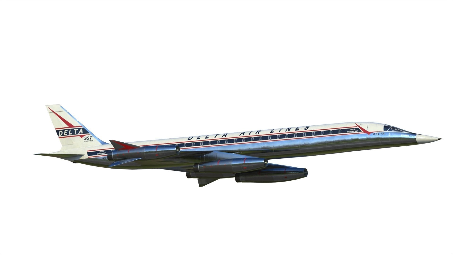 Convair 58-9 SST 3D model_7